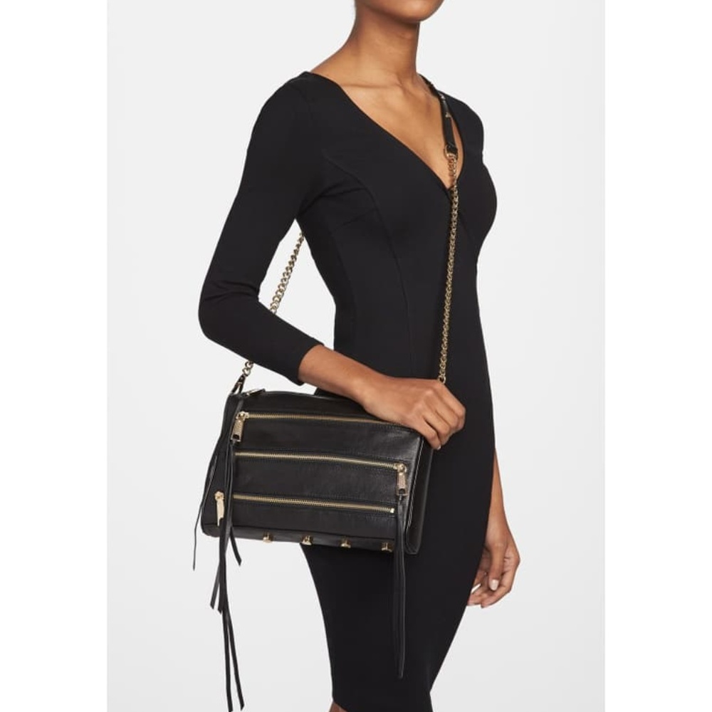 BNWT Rebecca Minkoff 5 Zip Crossbody Bag